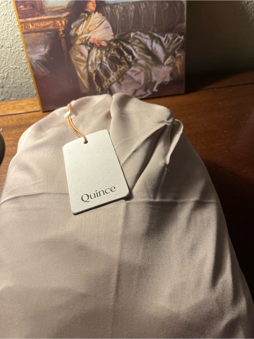 QUINCE BAMBOO FITTED 3 PIECE SHEET SET KING SAND Retail $125 NWT!